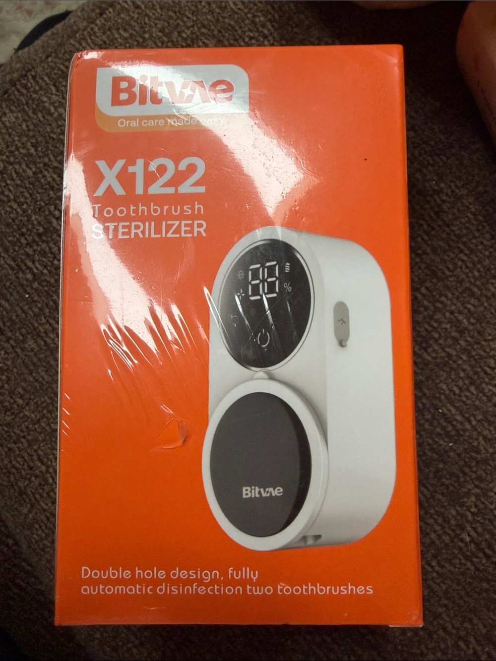 X122 White Toothbrush Sterilizer